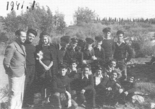 מחנה ביה"ס הימי בוגרי קורס מדריכים בקיסריה