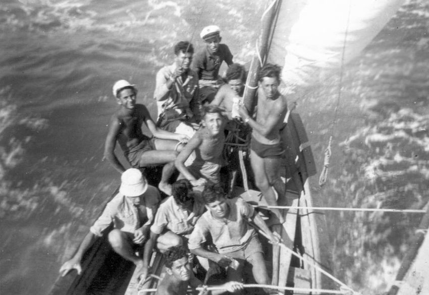 הפלגה לעזה – 1941 – צוות סירה